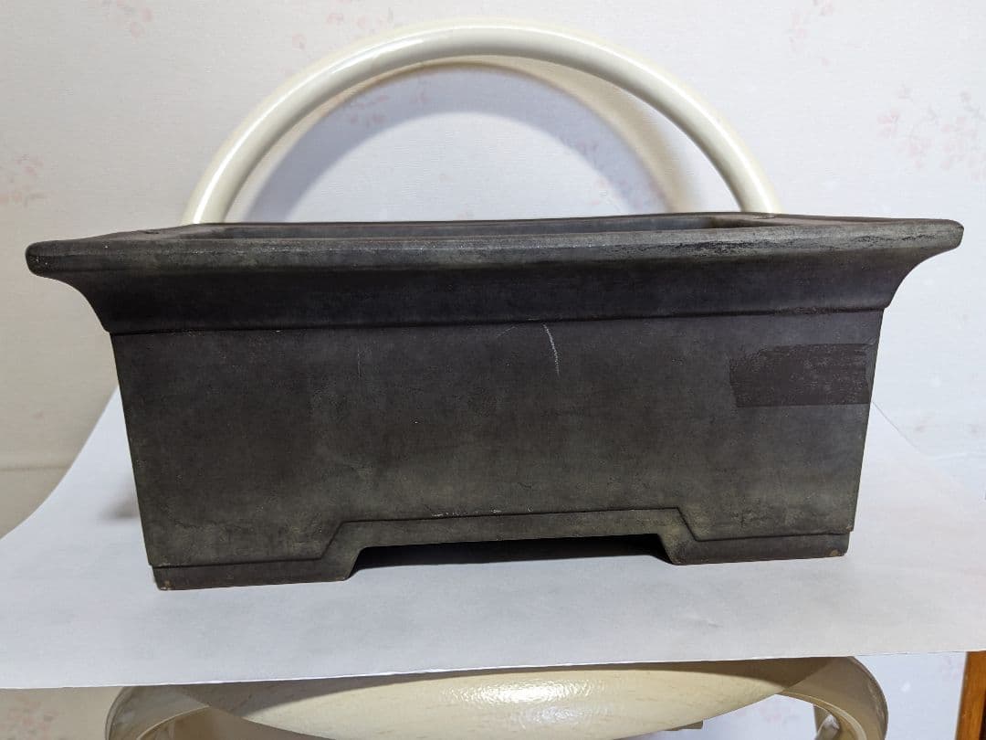 ♦紫砂 紫泥 盆栽鉢 美術品？志那鉢 中国鉢 コレクション骨董品アンティーク