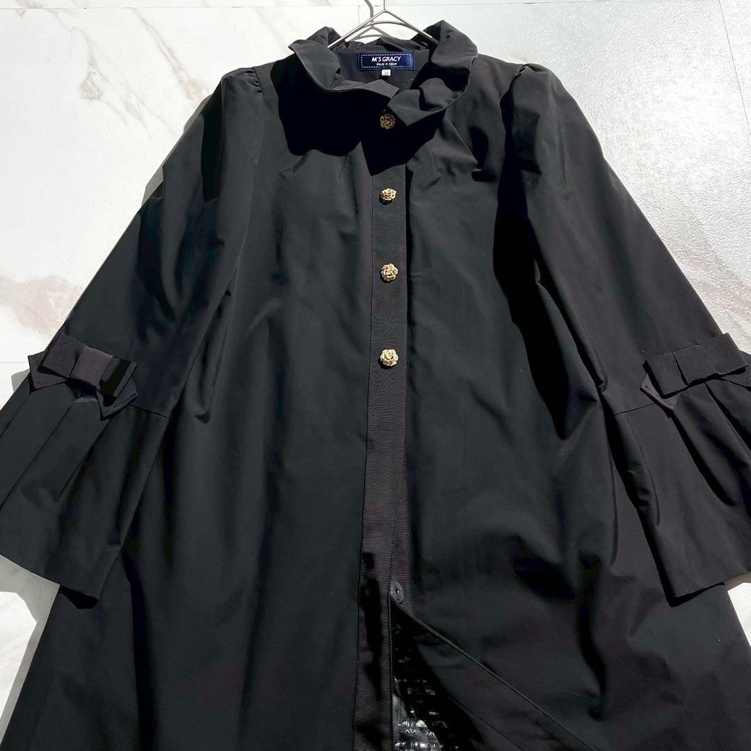 カタログ掲載品✨現行モデル✨エムズグレーシー コート ライナー付き M フリル