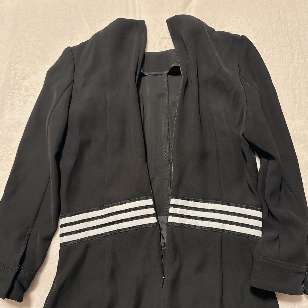 ボーダーズアットバルコニー ジャンプスーツ オールインワン ブラック 黒