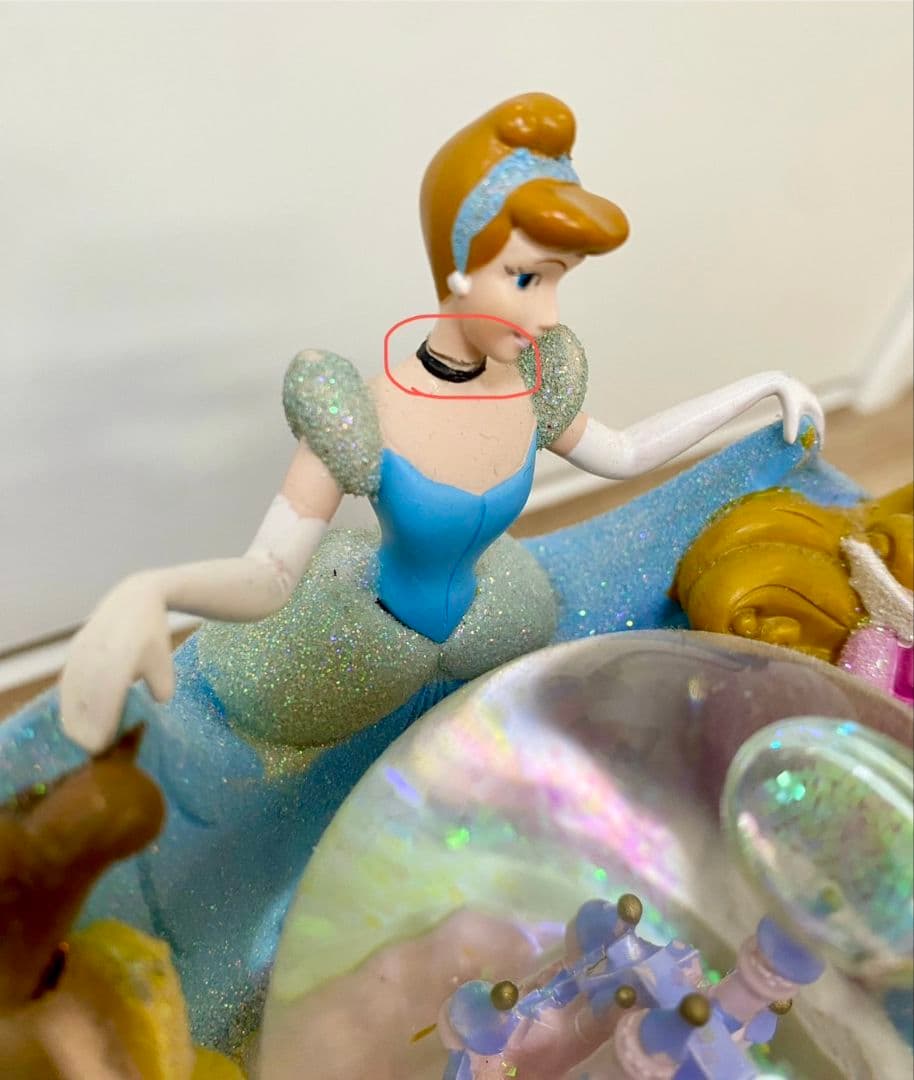 プリンセス　スノードーム　オルゴール