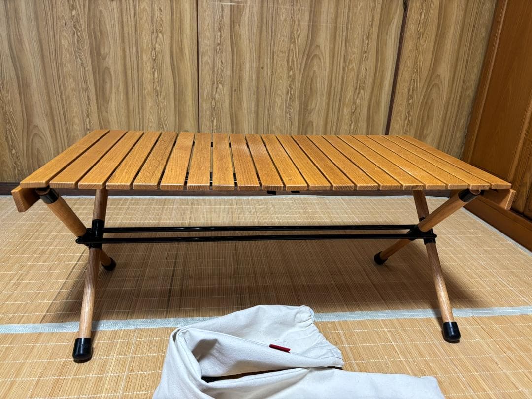 ハングアウト ポール ローテーブル 90x45cm 収納ケース付 POL-T90