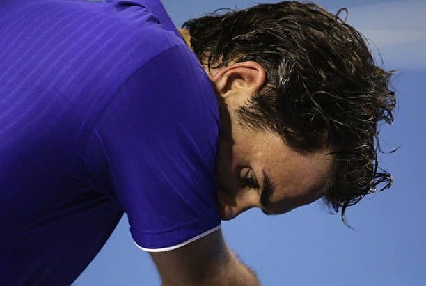 ナイキ　テニスウェア　フェデラー着用モデル　2009　全豪　未使用品　刺繍ロゴ