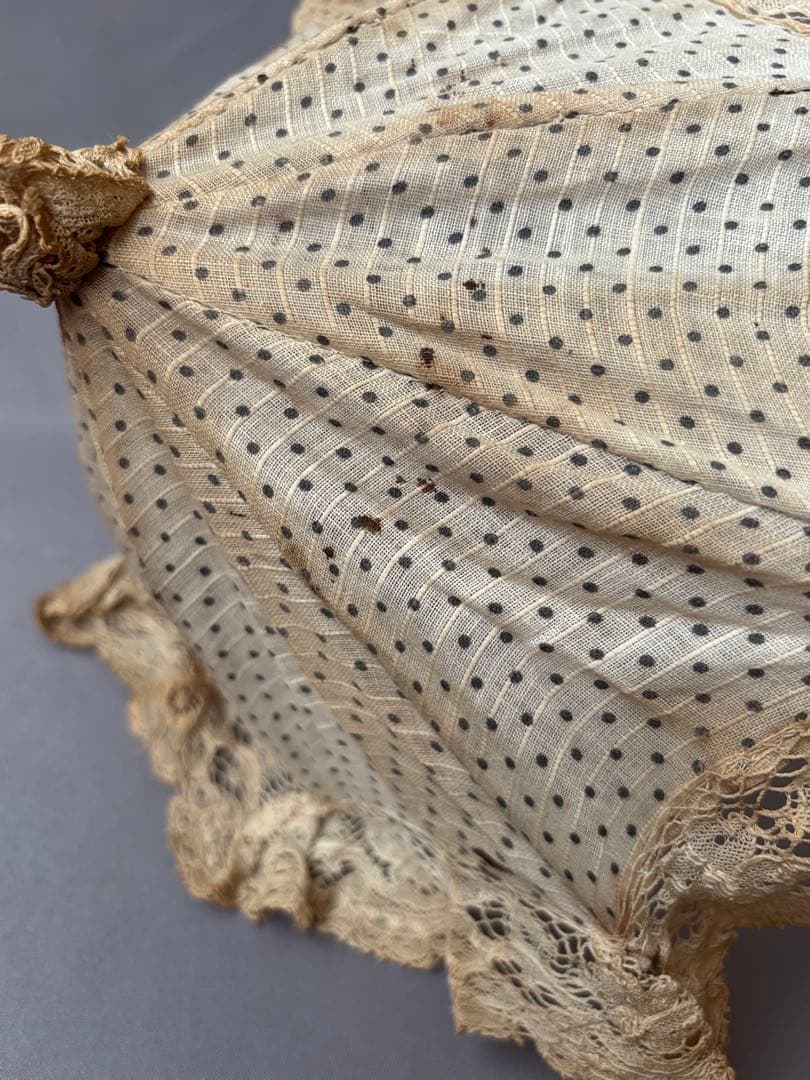 アンティーク ドールパラソル ビスクドール 傘 ジュモー