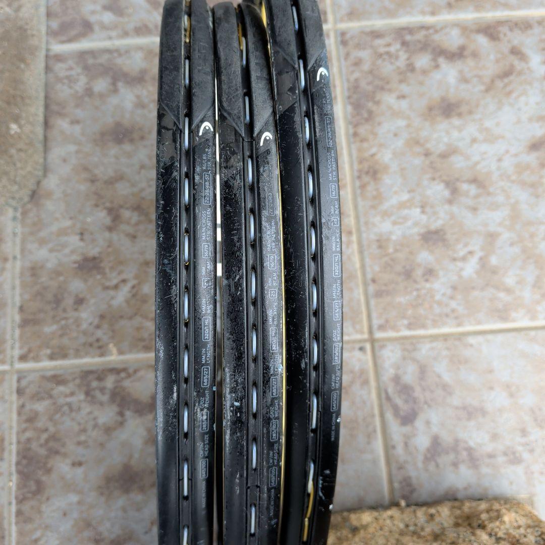 楽一番公式アカウント　Head　スピードS　硬式ラケット3本セット　中古品