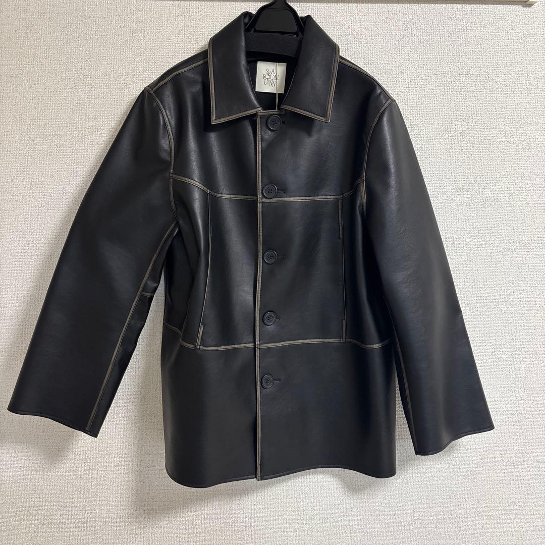 【新品】searoomlynn Vintage ECOレザーシャツジャケット