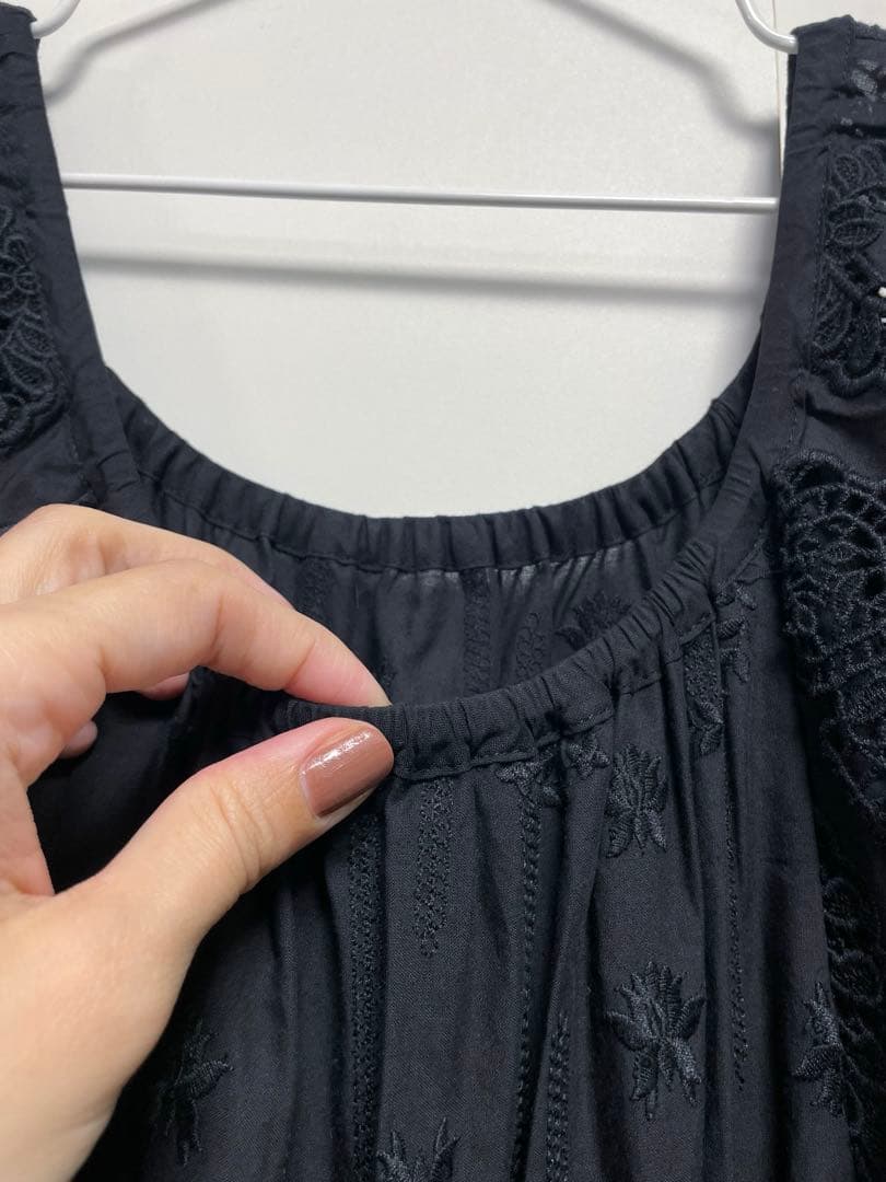 いちご　GRACE CONTINENTAL カットワーク　サロペット