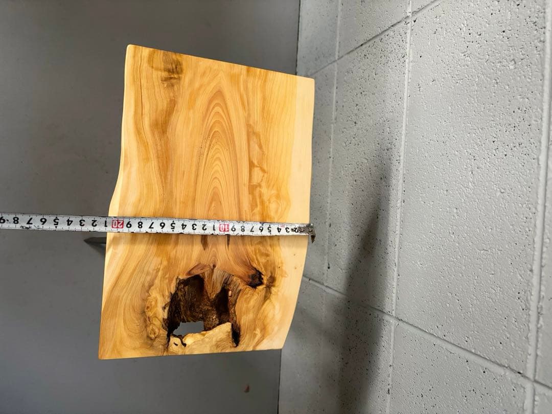 榧木サイドテーブル　コーヒーテーブル　ナイトテーブル　観葉植物置き台