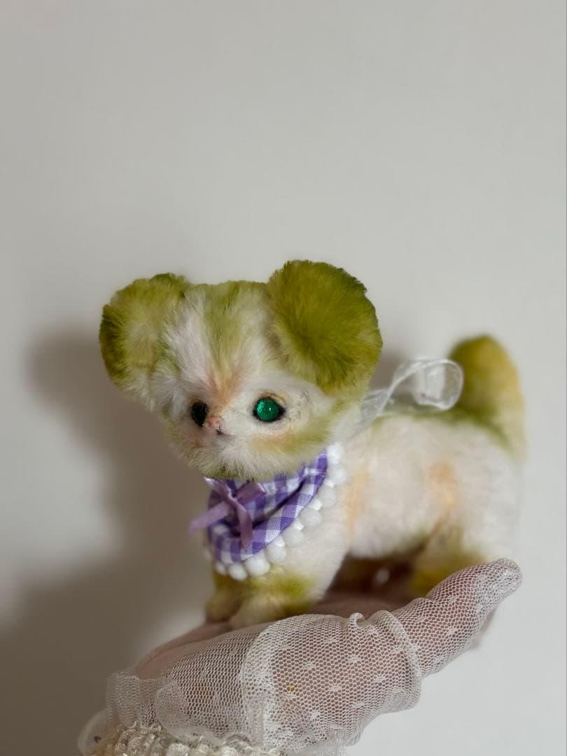 アートドール　くまさん幻獣　羊毛フェルト