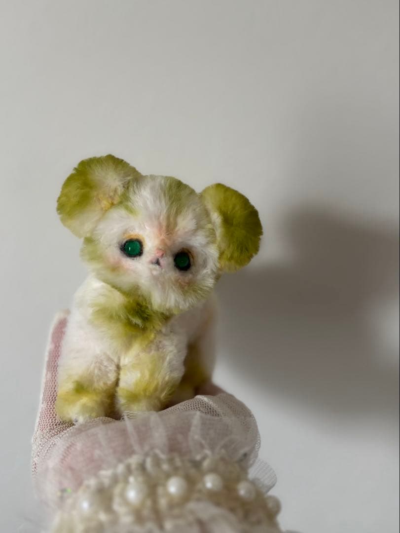 アートドール　くまさん幻獣　羊毛フェルト