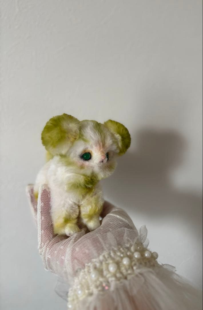 アートドール　くまさん幻獣　羊毛フェルト