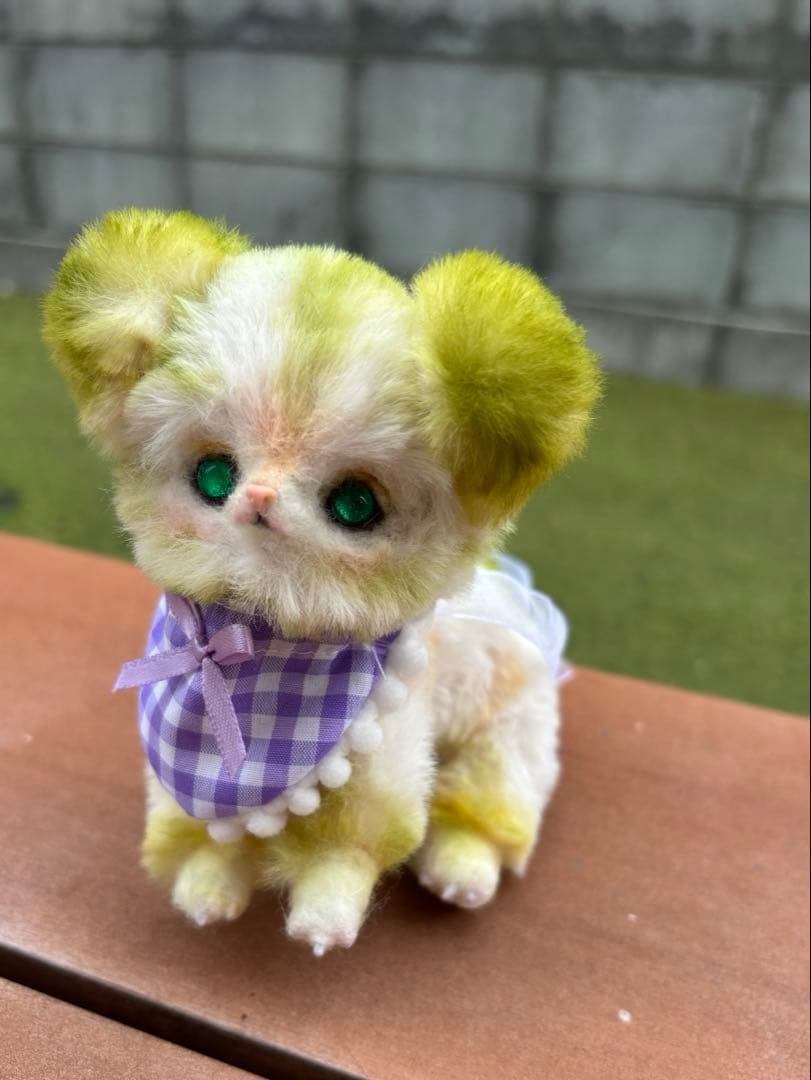 アートドール　くまさん幻獣　羊毛フェルト