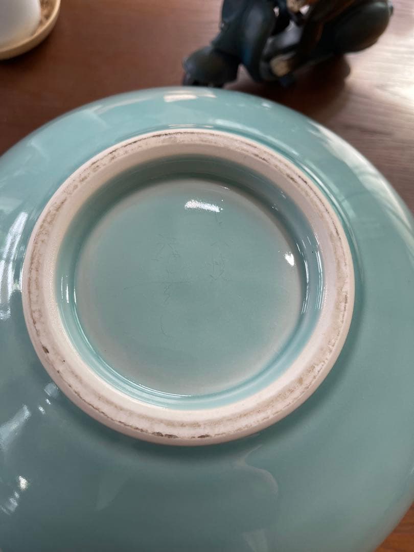 砥部焼　青磁　花瓶　壺