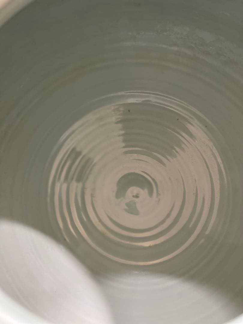 砥部焼　青磁　花瓶　壺