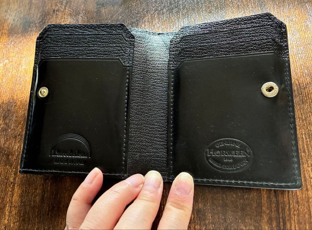 【別注】L'arcobaleno / コードバン スマート カードウォレット