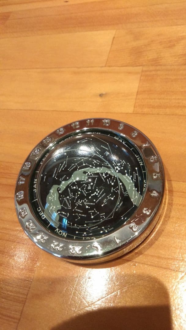 星座早見盤　ペーパーウェイト　クシュカ　銀河鉄道の夜　天文古玩