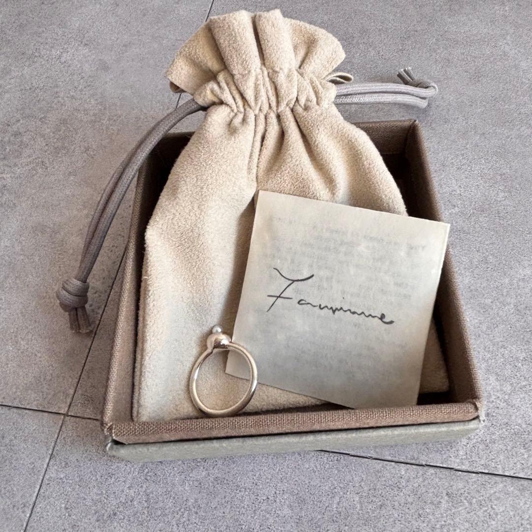 専用　fauvirameコーヒーチェリー　リング silver 11号