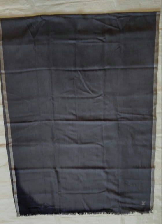 ルイ・ヴィトン✨️ウール・カシミヤ・シルク グレー ストール