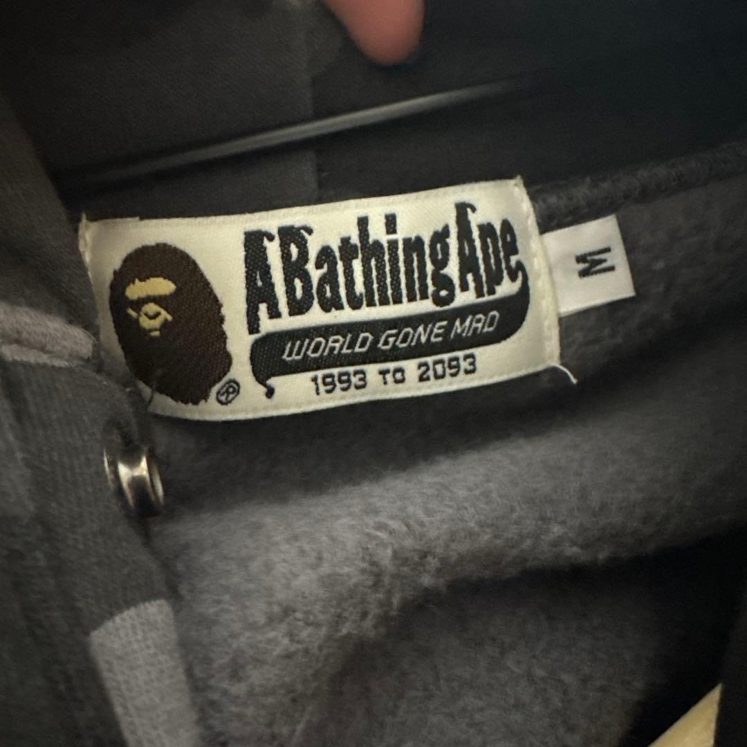 A BATHING APE hoodie ボタンパーカー