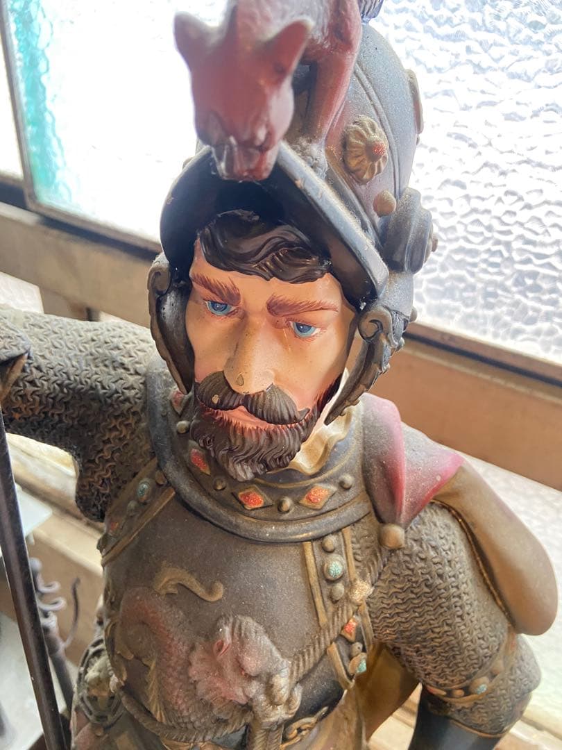 英国の兵士置物