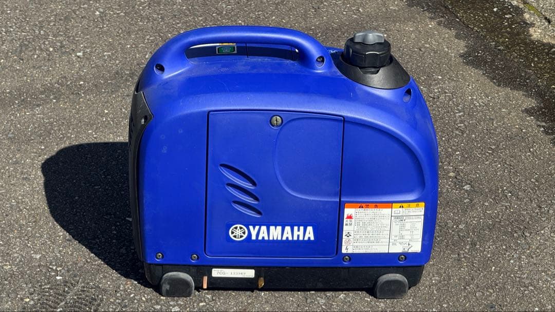 【手渡し】ヤマハインバーター 発電機 アウトドア 防災 キャンプEF900is