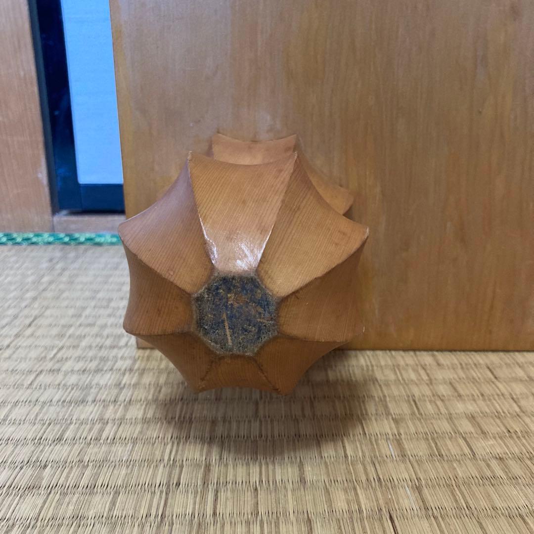 木製囲碁盤と黒白石セット