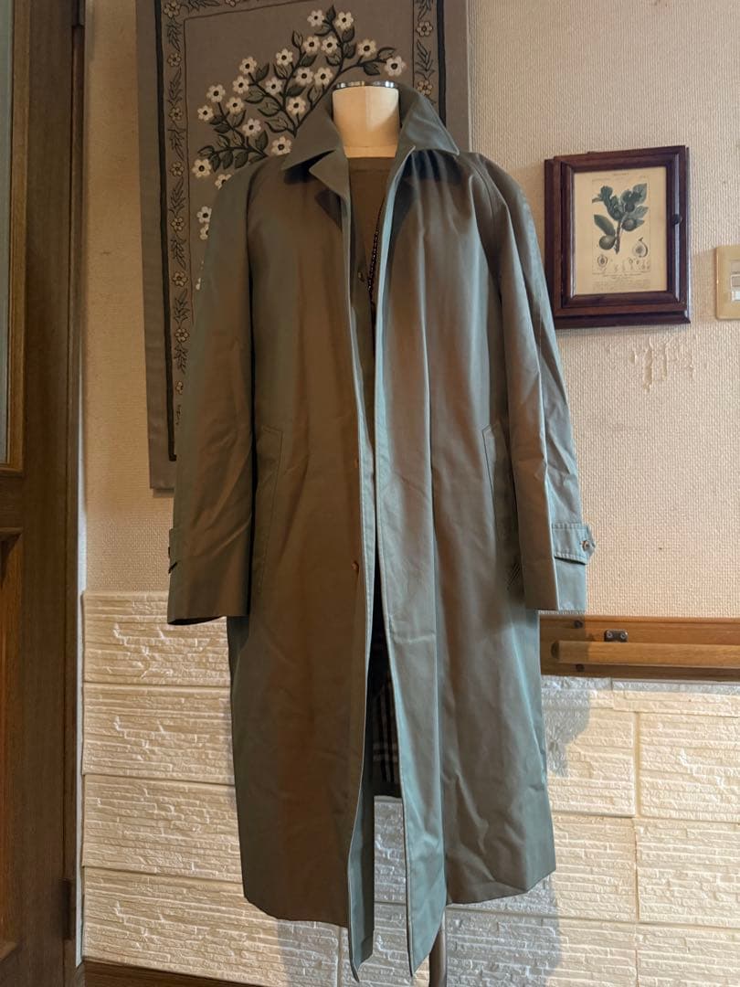 Burberry ステンカラーコート 玉虫 美品