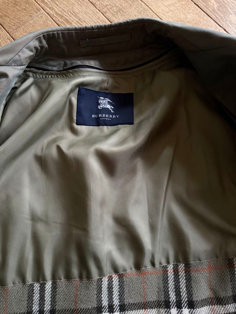 Burberry ステンカラーコート 玉虫 美品