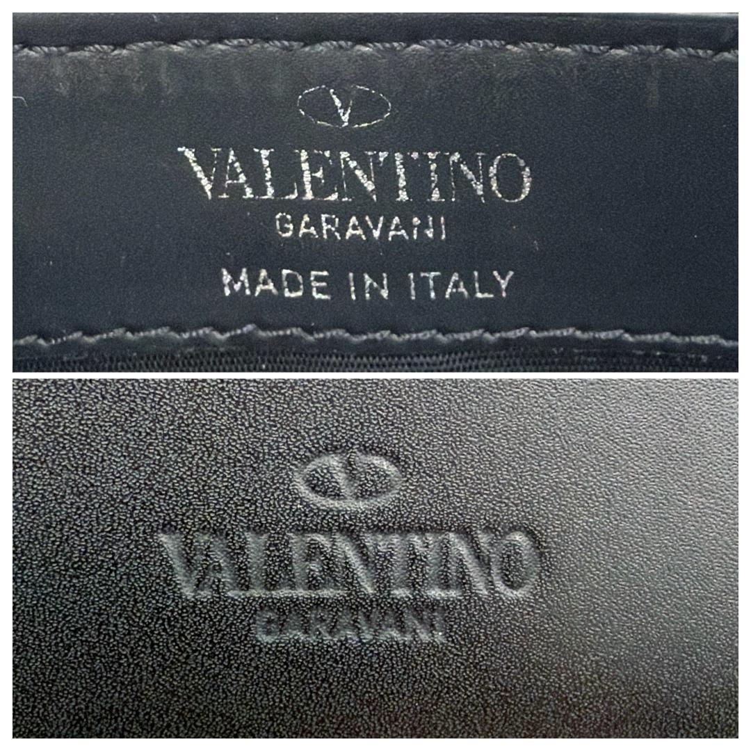 ✨️美品✨️ ヴァレンティノ VLTN ラウンドジップ 長財布 レザー メンズ