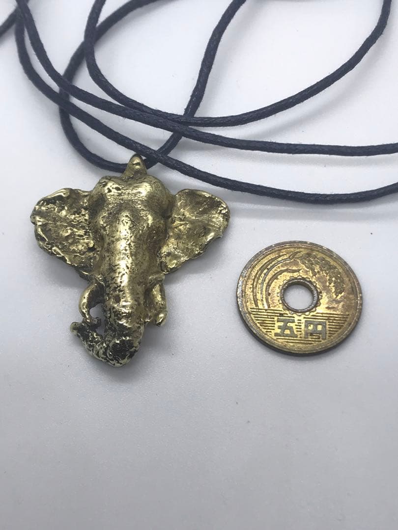 【自作】デザインネックレス 象【現品限り】