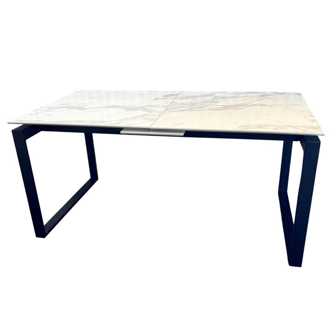 ニトリ セラミック ダイニングテーブル 伸縮式 天板延長 4人〜6人用