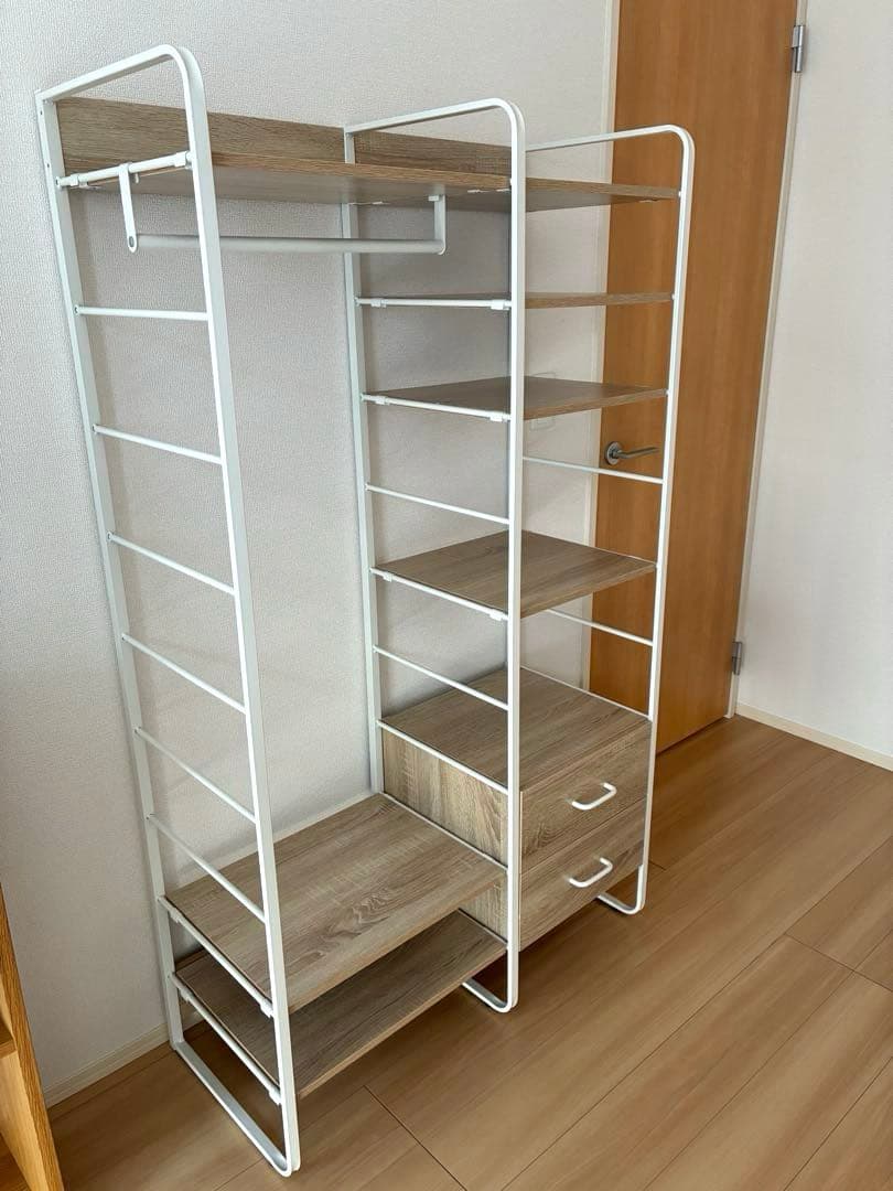 LOWYA（ロウヤ） ハンガーラック ホワイトオーク