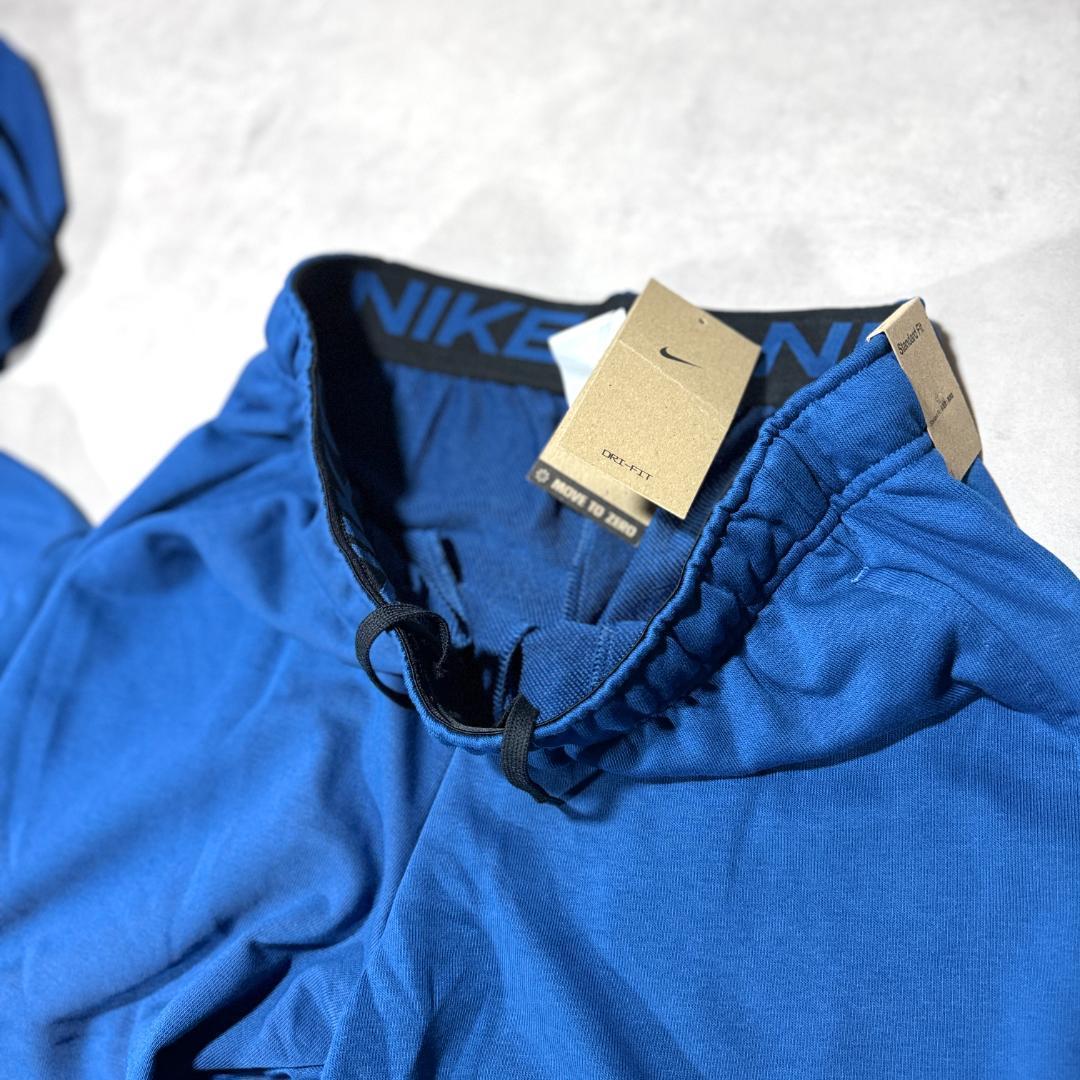 新品 Lsize ナイキ 上下セットアップ パーカー ジョガーパンツ 青