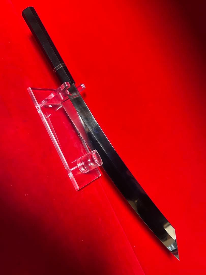 01562 包丁　切付　鬼反り　鏡面仕上げ　切味抜群　箱付　未使用品