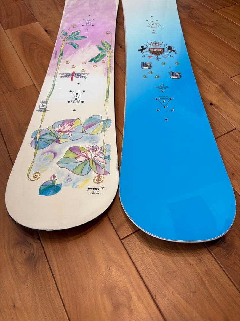 バートン スノーボード 2枚セット 144 & 146 Burton レディース