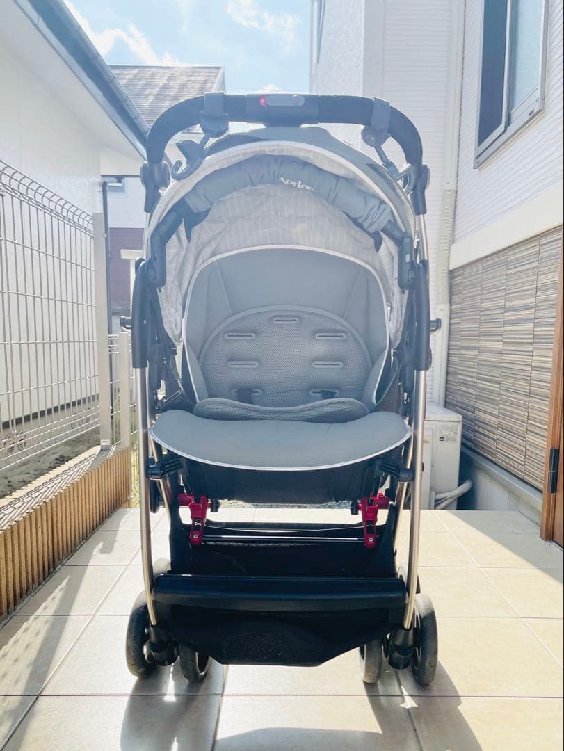 Aprica ベビーカー グレー ほぼ未使用