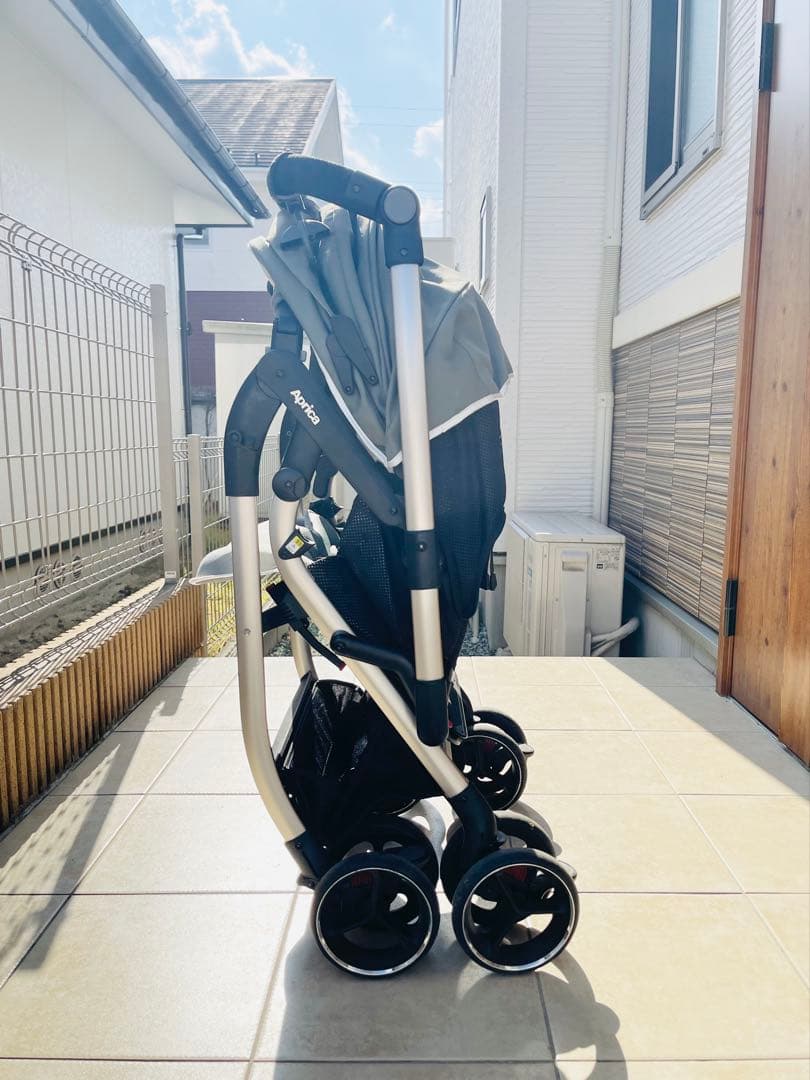 Aprica ベビーカー グレー ほぼ未使用