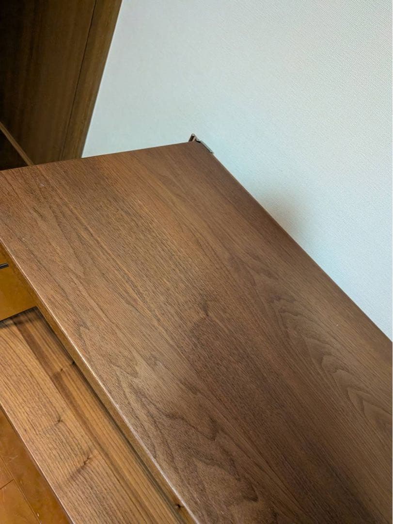 ■こうぴ■無印 ステンレスユニットシェルフ ウォールナット 棚 収納 家具