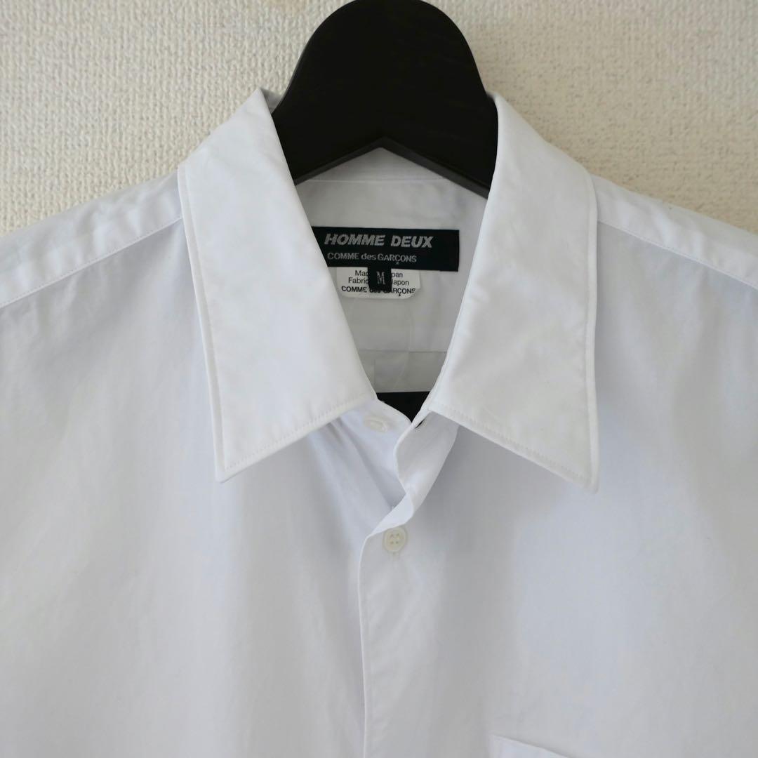 トップス COMME des GARCONS HOMME DEUX WHITE SHIRT