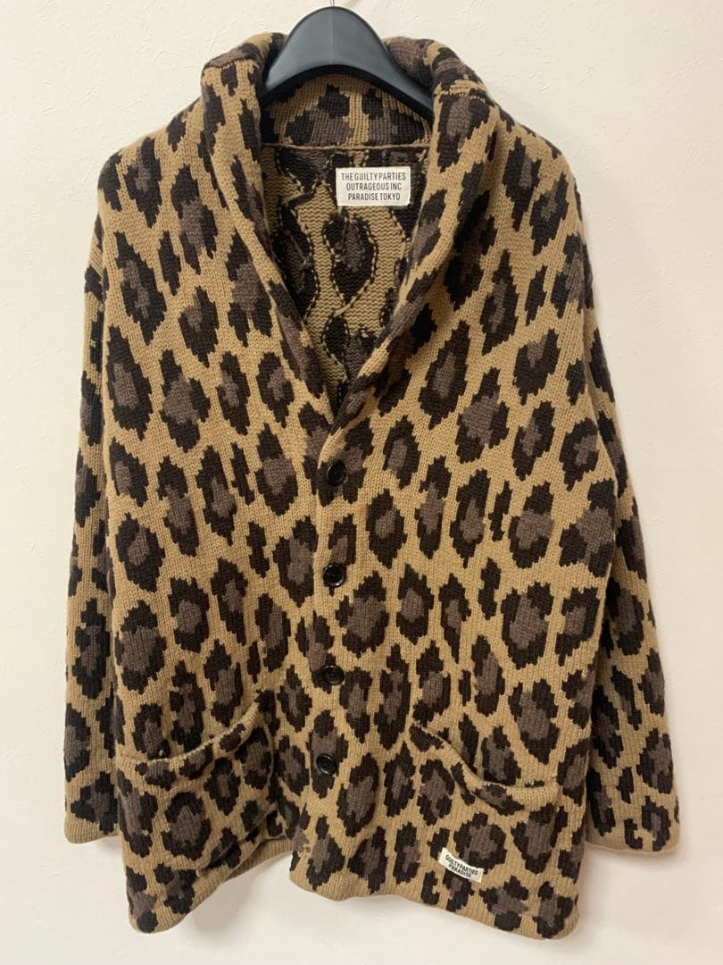 トップス WACKOMARIA LEOPARD CARDIGAN