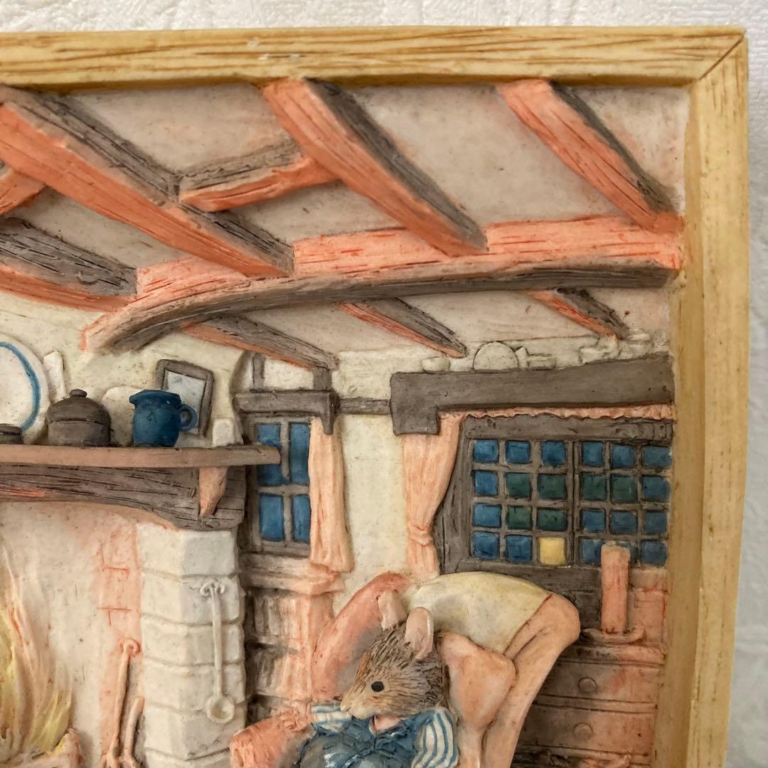 2/8 ブランブリーヘッジ 立体 壁掛け　のばらの村のものがたり　ジルバークレム