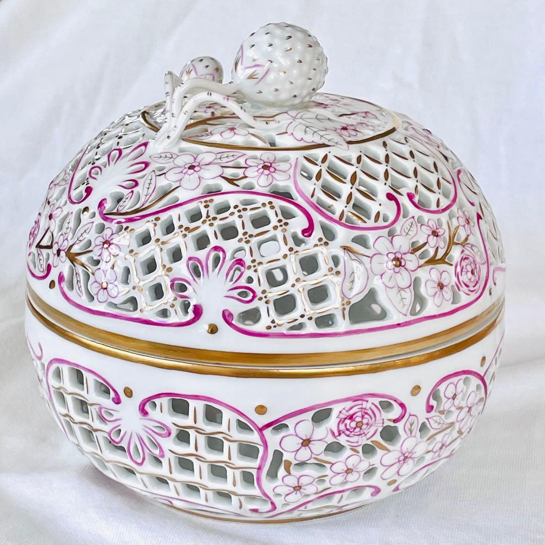 ヘレンド 希少 ボンボニエール 小物入れ　中古