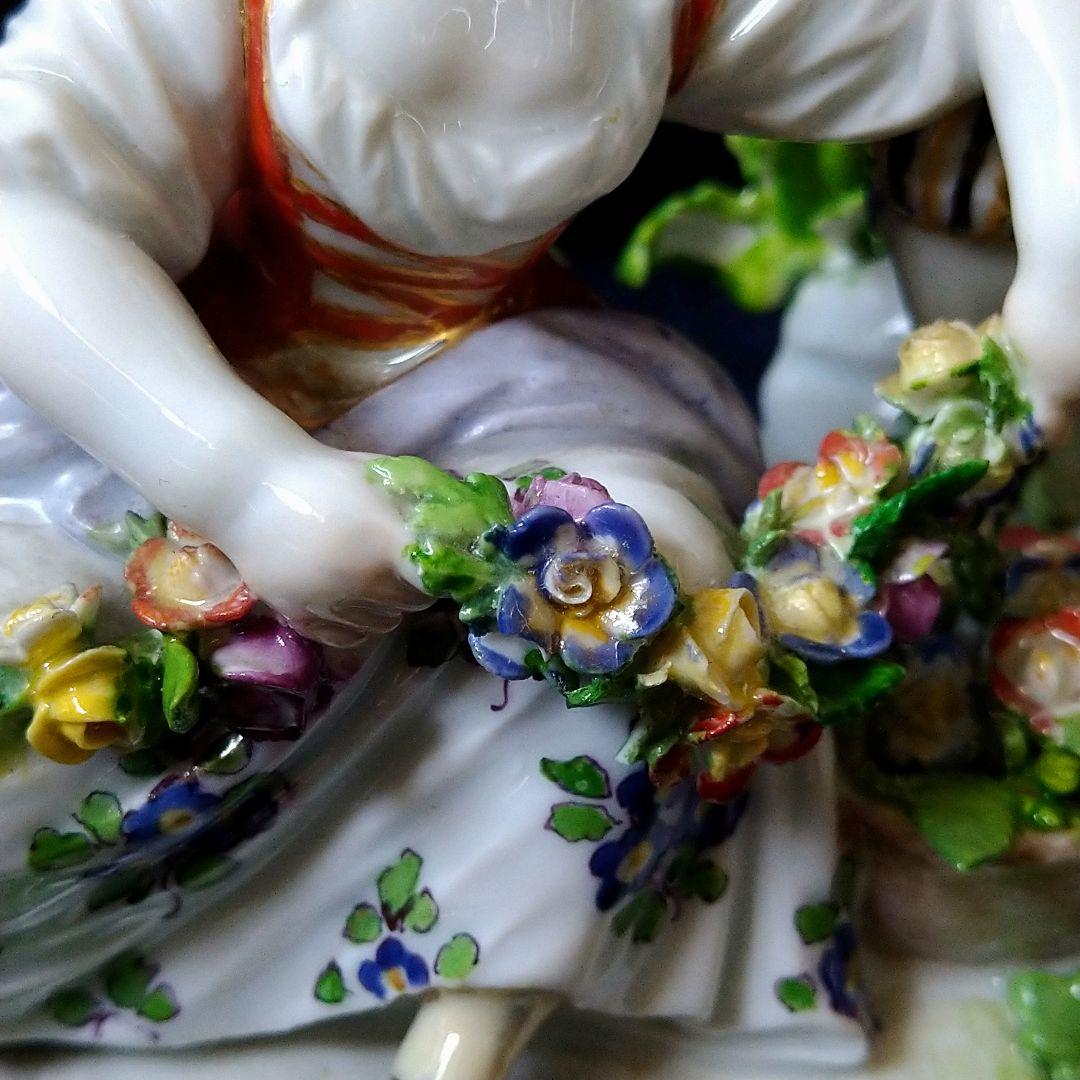 ✤1924年以前マイセン(Meissen)フィギュリン『春の寓意』✤