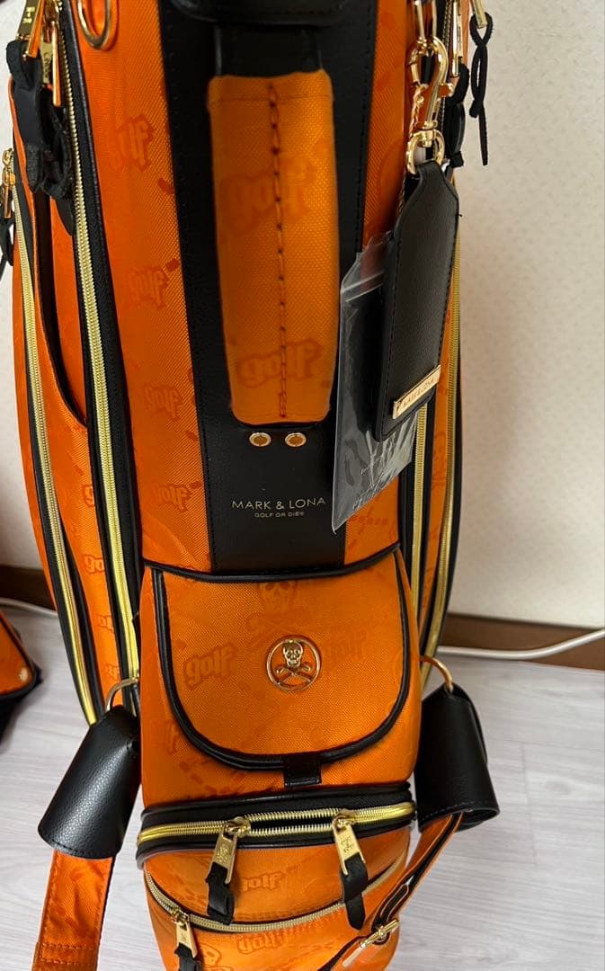 MARK & LONA Ruler JQ 木村拓哉 ゴルフバッグ オレンジ