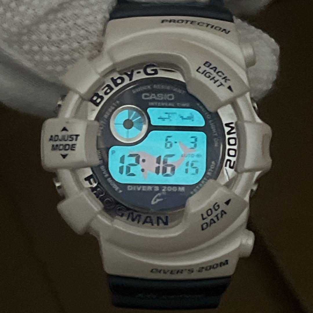 ベビージー　腕時計　フロッグマン　イルクジ　ダイバー　デジタル　BGW-100K