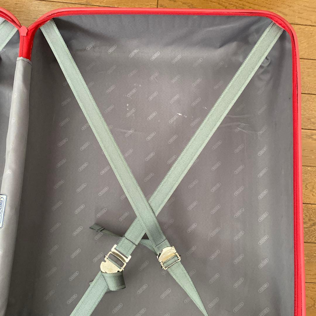 ジャンク　RIMOWA サルサ 4輪 キャリーケース 63L マットレッド