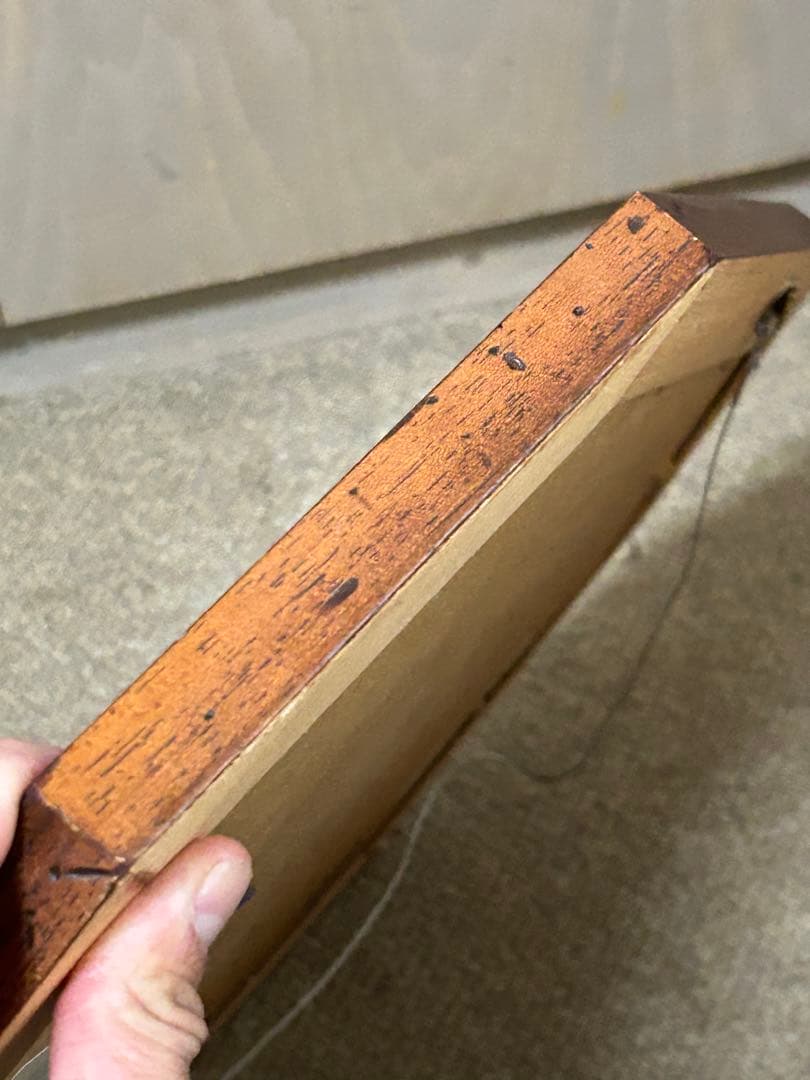 鏡 壁掛け イタリア製 八角ミラー 木製 開運 おしゃれ