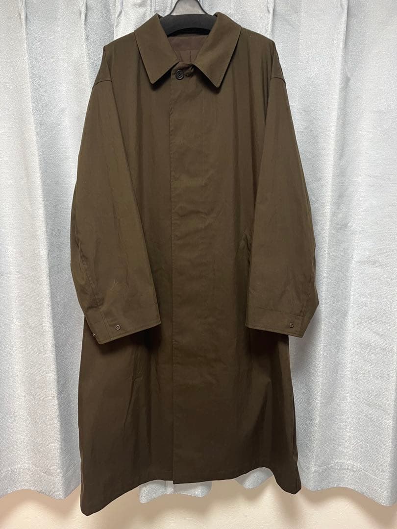 UNIQLO U オーバーサイズステンカラーコートL ブラウン