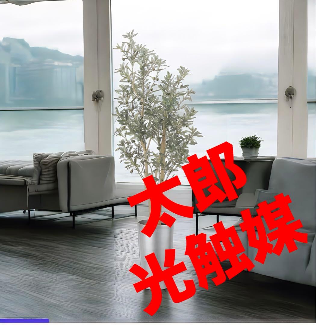 光触媒　人工観葉植物　ウォールグリーン　フェイクグリーン　スリムオリーブ1.6