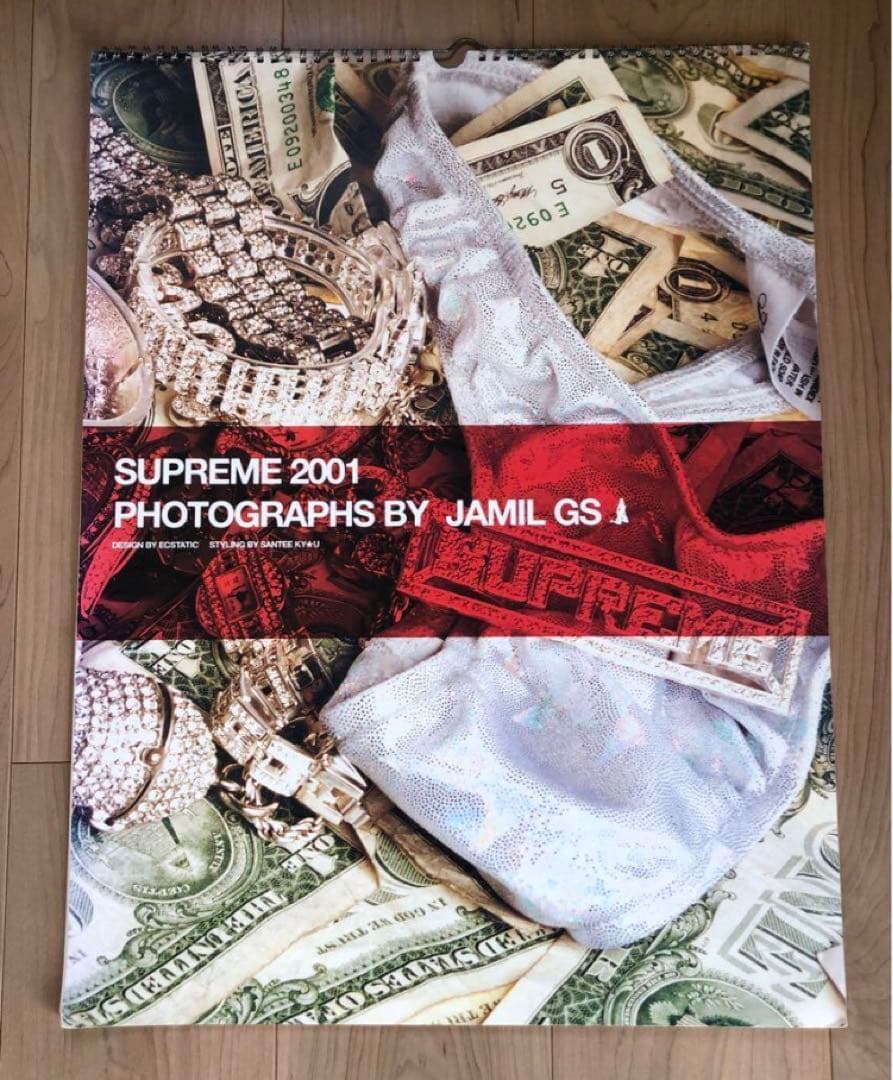 supreme シュプリーム　カレンダー2001 希少　レア