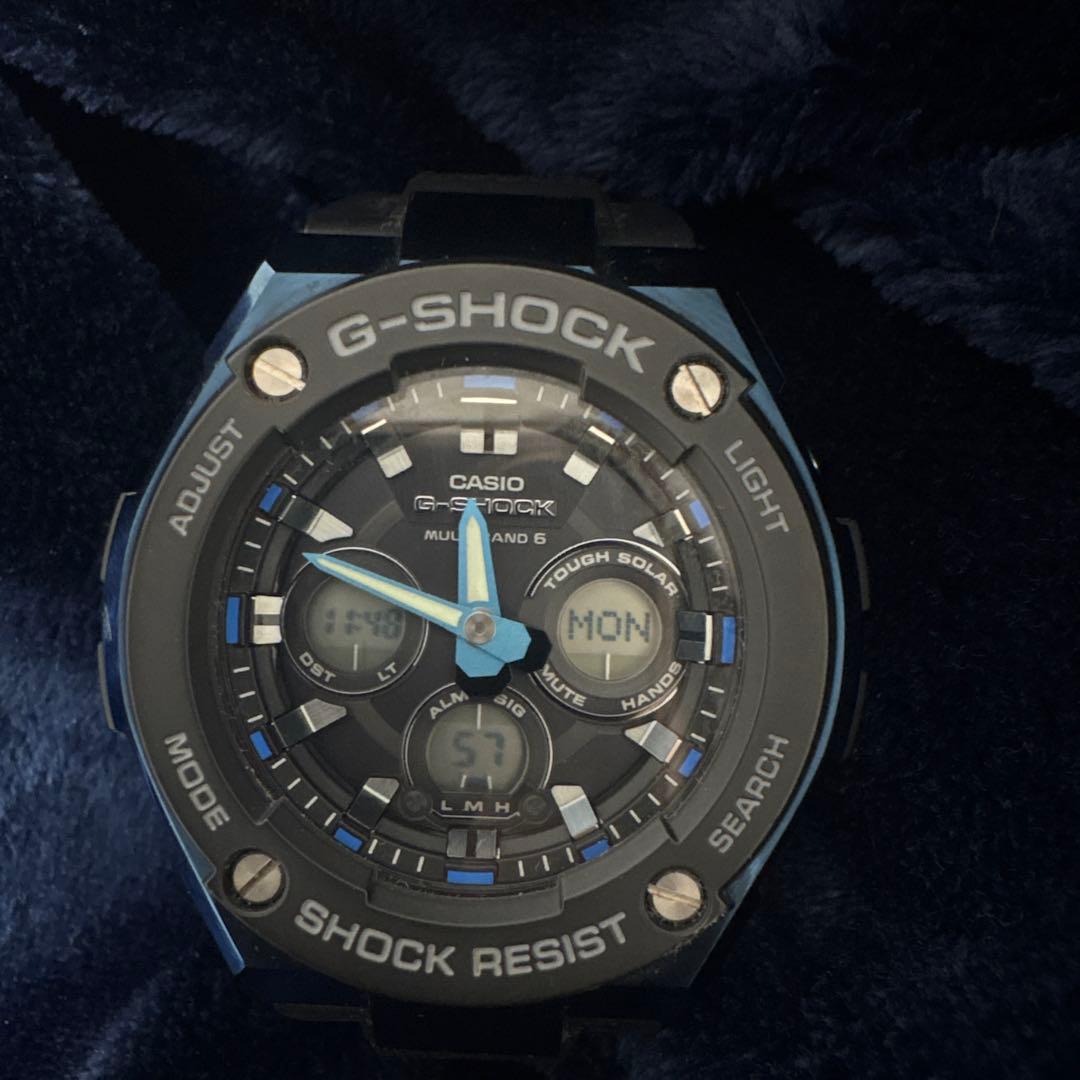 カシオ 腕時計 メンズ ブルー G-SHOCK GST-W300